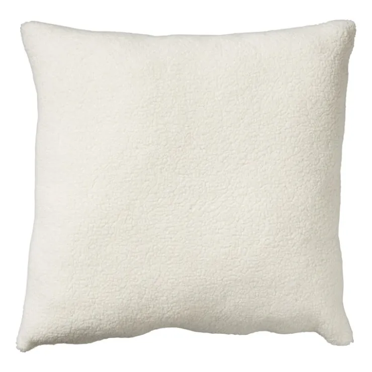 Xenos Sierkussen teddy - beige - 45x45 cm- Kussens