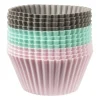 Xenos Siliconen cupcakevormpjes - set van 12 - ø7 cm- Bakvormen