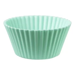 Xenos Siliconen cupcakevormpjes - set van 12 - ø7 cm- Bakvormen