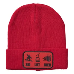 Xenos Ski muts - rood- Winterartikelen