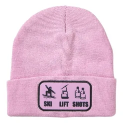 Xenos Ski muts - roze- Winterartikelen
