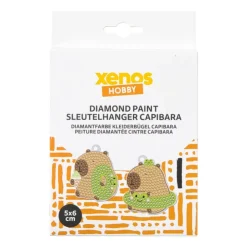 Xenos Sleutelhanger capibara - diamond painting - diverse varianten- Diamond Paintings