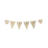 Xenos Slinger baby - bruin/goud - 2x200 cm- Babyshower
