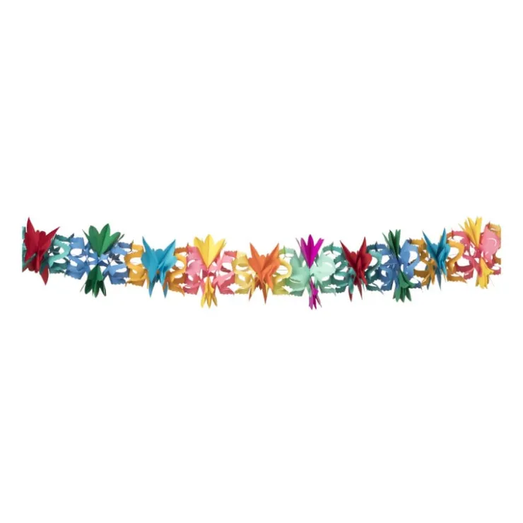 Xenos Slinger bloemen - multikleur - 2.5 meter- Slingers