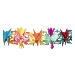 Xenos Slinger bloemen - multikleur - 2.5 meter- Slingers