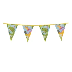 Xenos Slinger dino - mulitkleur - 6 meter- Slingers|Kinderfeestjes