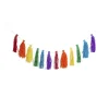 Xenos Slinger tassel regenboog - 3 meter- Slingers|Kinderfeestjes