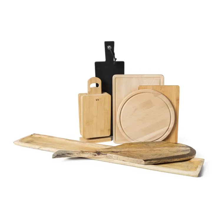 Xenos Snijplank rond hout - 25 cm- Snijplanken|Borrelplanken