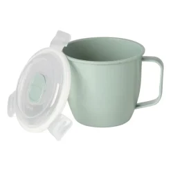 Xenos Soepbakje voor magnetron - 620 ml - groen- Bewaardozen|Magnetrondozen