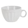 Xenos Soepkom facet - Wit - 400 ml- Kommen