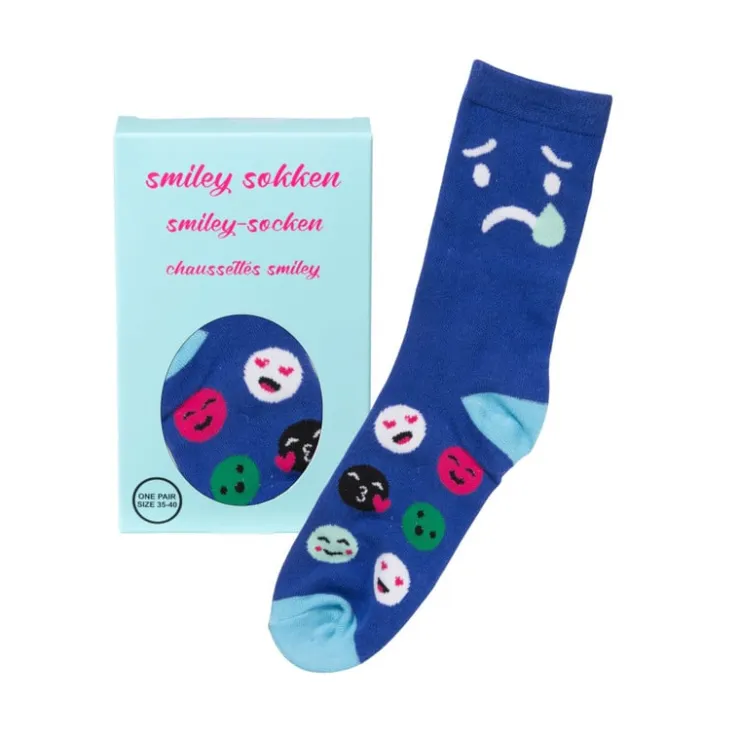 Xenos Sokken Smiley - one size - diverse varianten- Huissokken
