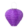 Xenos Solar barok lantaarn - paars - ø28x30 cm- Lampionnen|Solar Verlichting
