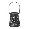Xenos Solar hanglampje - zwart - ø9x10 cm- Solar Verlichting