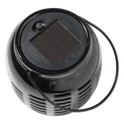 Xenos Solar lantaarn - zwart - ø11.x12.5 cm- Solar Verlichting
