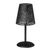 Xenos Solar tuinlamp op voet - zwart - ø13x28 cm- Solar Verlichting