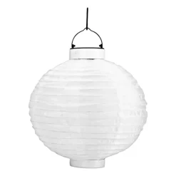 Xenos Solar tuinlampion - wit - ø25 cm- Lampionnen|Bruiloft