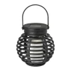Xenos Solar tuinlantaarn - zwart - 15x15 cm- Solar Verlichting