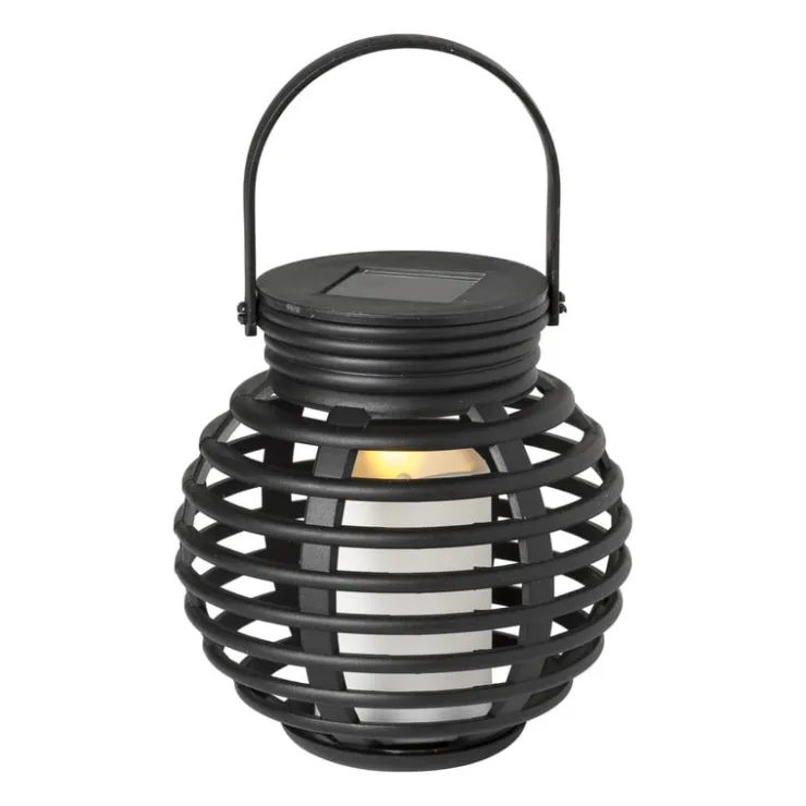 Xenos Solar tuinlantaarn - zwart - 15x15 cm- Solar Verlichting