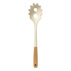 Xenos Spaghetti lepel - wit - 34 cm- Keukengerei