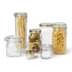 Xenos Spaghetti voorraadpot met klemdeksel - 1.36 liter- Voorraadpotten