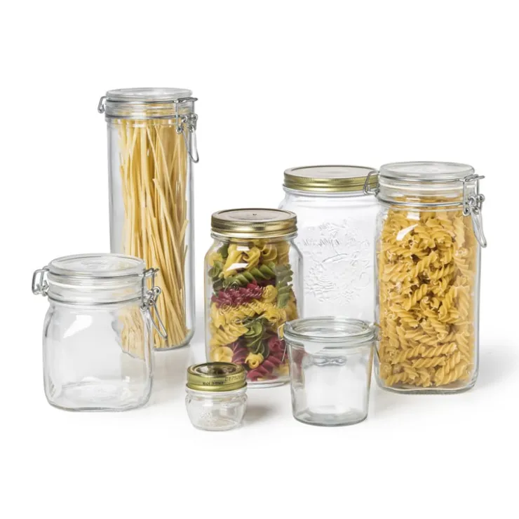 Xenos Spaghetti voorraadpot met klemdeksel - 1.36 liter- Voorraadpotten