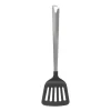 Xenos Spatel met sleuf London - zilverkleurig - 31 cm- Keukengerei
