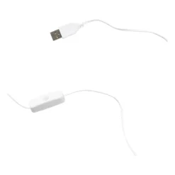 Xenos Spiegel met golven LED - geel/roze - 40x23x1.4 cm- Wandspiegels