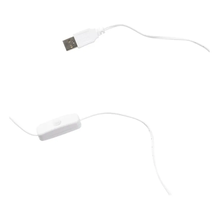 Xenos Spiegel met golven LED - geel/roze - 40x23x1.4 cm- Wandspiegels
