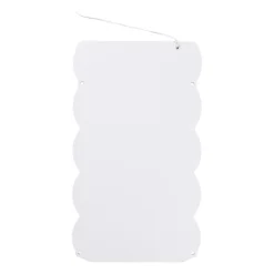 Xenos Spiegel met golven LED - geel/roze - 40x23x1.4 cm- Wandspiegels