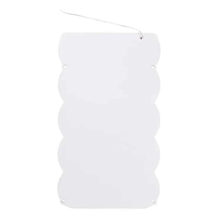 Xenos Spiegel met golven LED - geel/roze - 40x23x1.4 cm- Wandspiegels