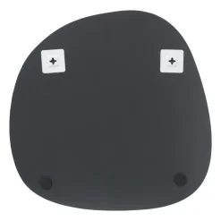 Xenos Spiegel organisch - zilverkleurig - 50x50 cm- Wandspiegels