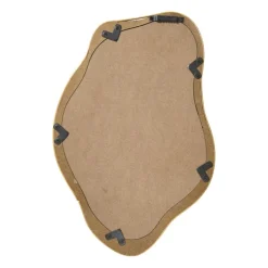 Xenos Spiegel rotan organisch - bruin - 32x49 cm- Wandspiegels