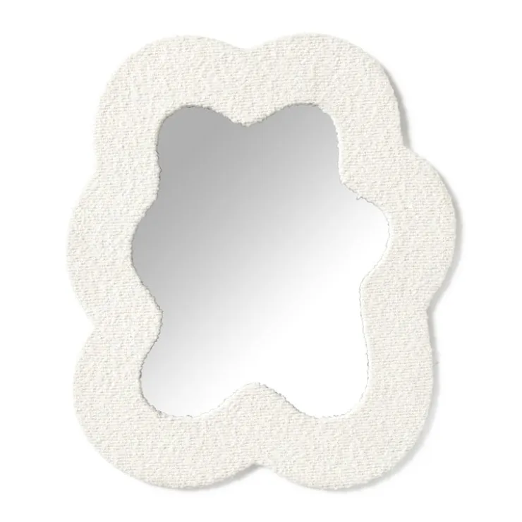 Xenos Spiegel teddy bloem - 40x34 cm- Wandspiegels