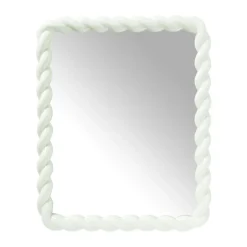Xenos Spiegel twist - groen - 53x43 cm- Wandspiegels