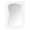 Xenos Spiegel wave - wit - 40x28 cm- Wandspiegels