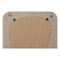 Xenos Spiegel wave - wit - 40x28 cm- Wandspiegels