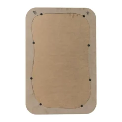 Xenos Spiegel wave - wit - 60x40 cm- Kerstcadeaus|Wandspiegels