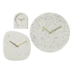 Xenos Staande klok Terrazzo - 10.5x3x12 cm- Klokken