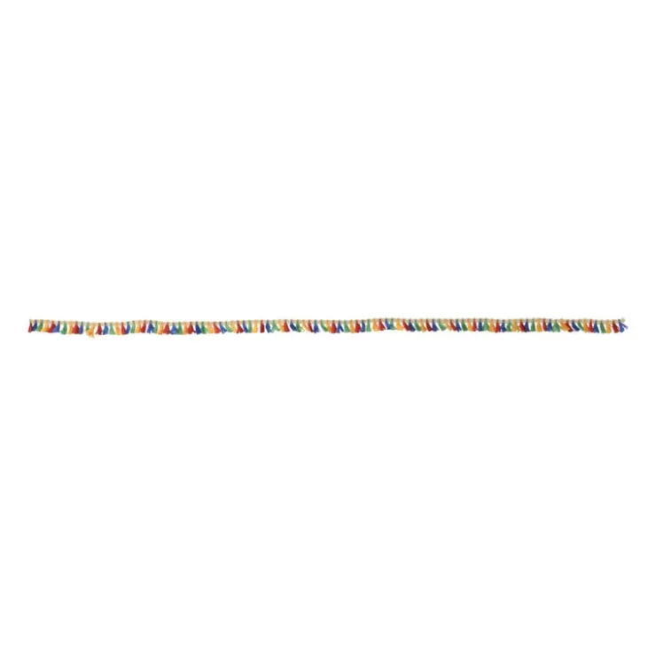 Xenos Stoffenband met kwastjes - set van 5 - 100 cm- Knutselspullen