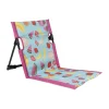 Xenos Strand ligbed fruity - multikleur - 41x39x39 cm- Strandaccessoires