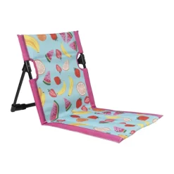 Xenos Strand ligbed fruity - multikleur - 41x39x39 cm- Strandaccessoires