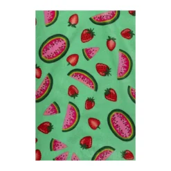 Xenos Strandponcho watermeloen - multikleur - 75x220 cm- Strandaccessoires