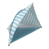 Xenos Strandtent - blauw/wit - 220x120 cm- Strandaccessoires|Tenten