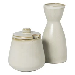 Xenos Suikerpot - beige - ø9x10.3 cm- Koffie Accessoires|Thee Accessoires
