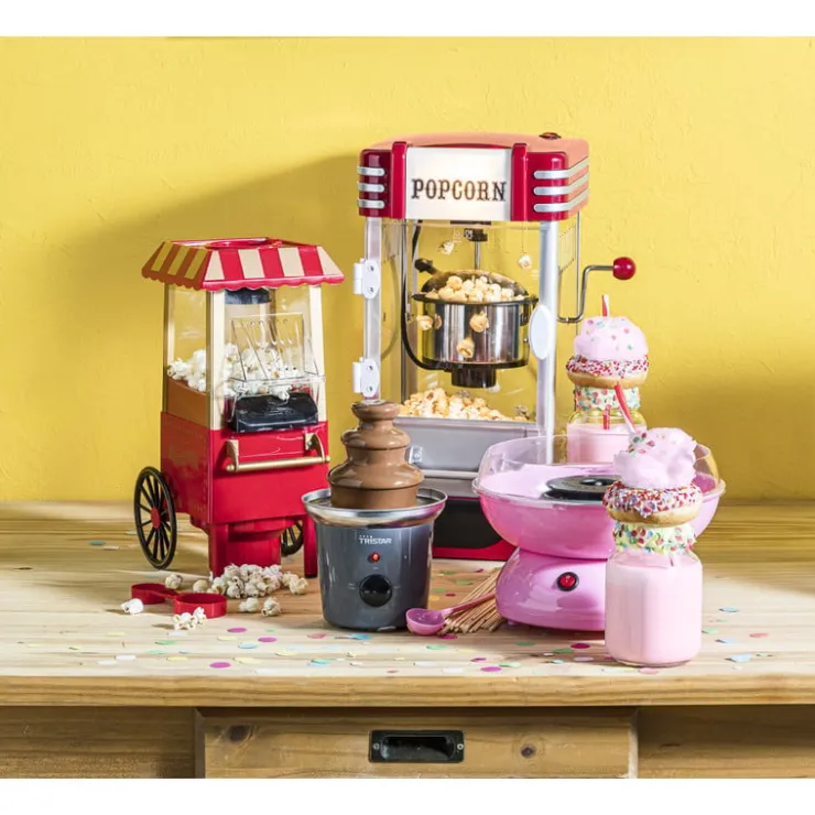 Xenos Suikerspinmachine - roze - 500 watt- Suikerspin|Kerstcadeaus