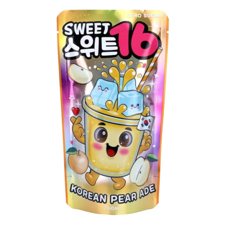 Xenos Sweet16 korean pear pouch drink ADE - 200 ml- Koude Dranken