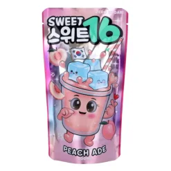Xenos Sweet16 peach pouch drink ADE - 200 ml- Koude Dranken