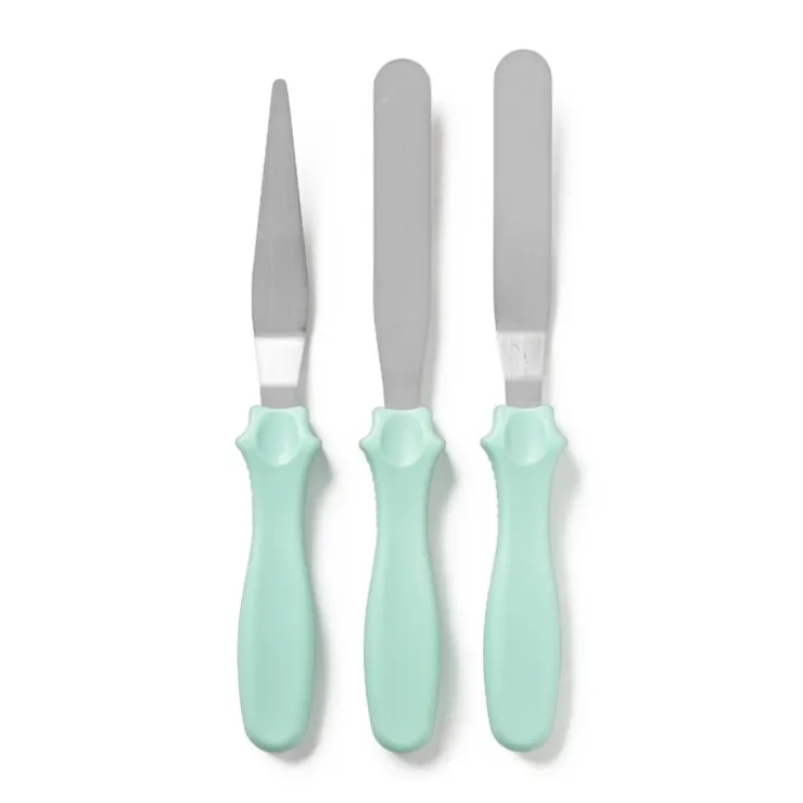Xenos Taartspatel - mint - set van 3- Keukengerei