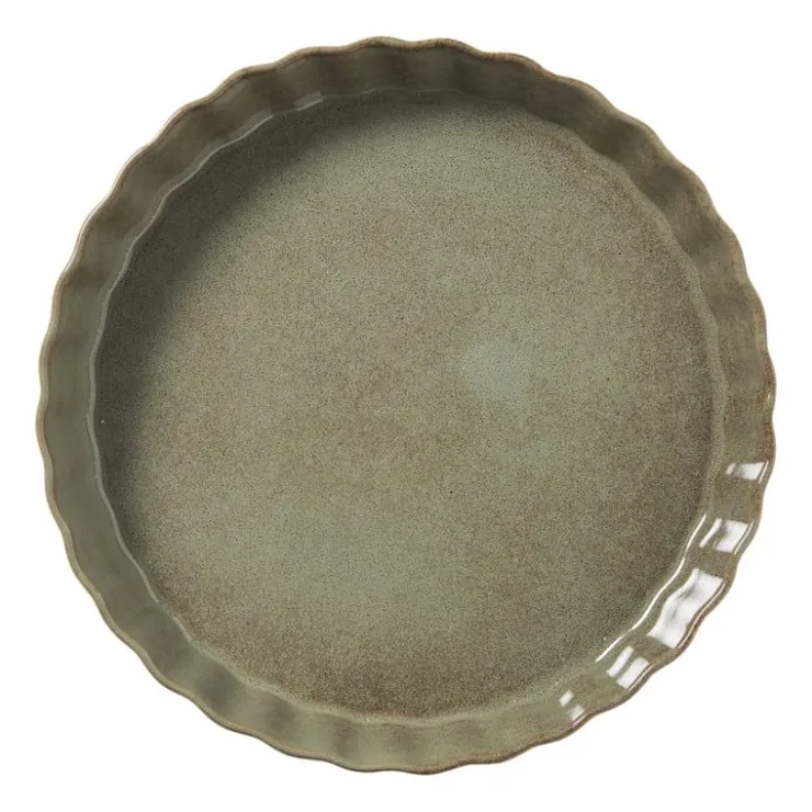 Xenos Taartvorm Toscane L - groen - ø26.8x4.5 cm- Bakvormen|Ovenschalen
