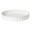 Xenos Taartvorm Toscane L - wit - ø26.8x4.5 cm- Bakvormen|Ovenschalen